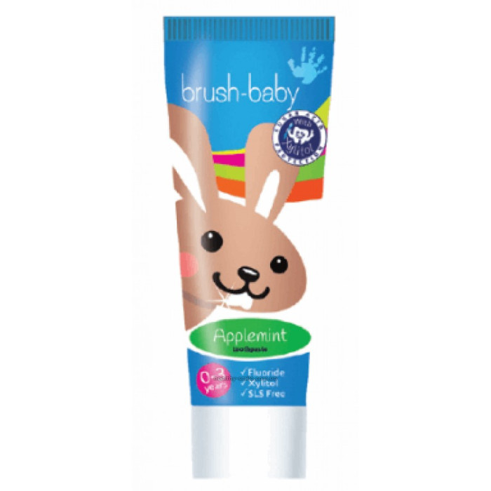 Brush Baby Toothpaste with mint and apple flavor 0-3 years, 50 ml